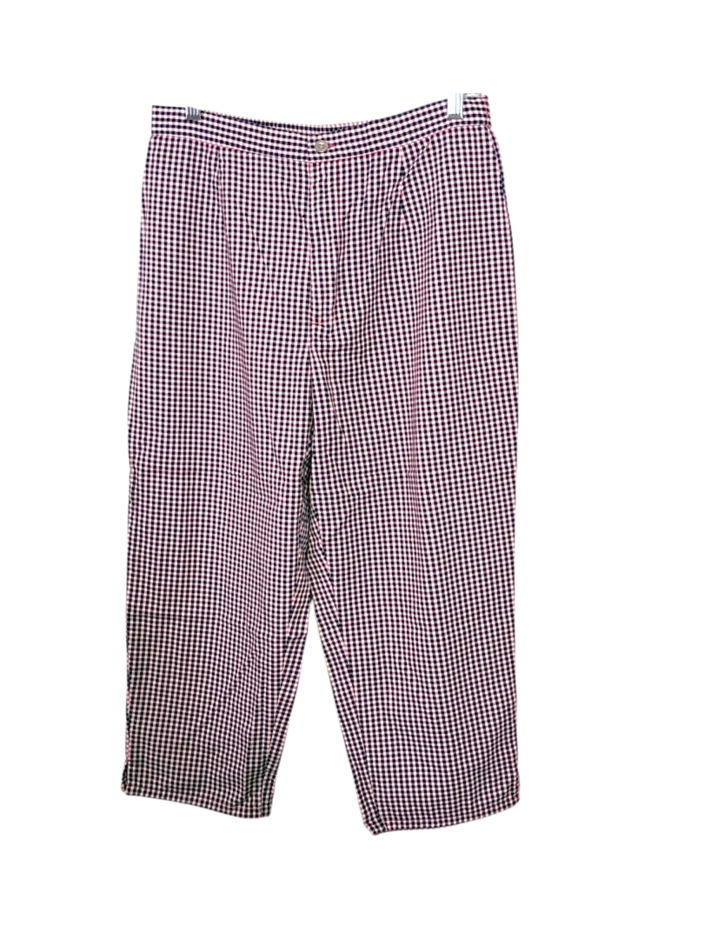 Russ - Coral/White/Blue  Cropped Summer Pants - Size 12